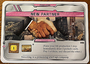 Terraforming Mars: New Partners Promo Card
