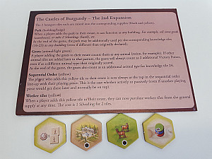 The Castles of Burgundy: 2nd Expansion – New Hex Tiles