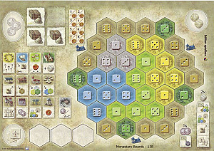 The Castles of Burgundy: 4th Expansion – Monastery Boards