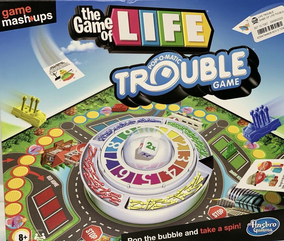 The Game of Life Pop-O-Matic Trouble Game»