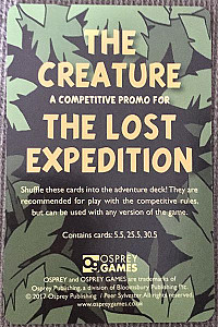 
                            Изображение
                                                                промо
                                                                «The Lost Expedition: The Creature Promo»
                        