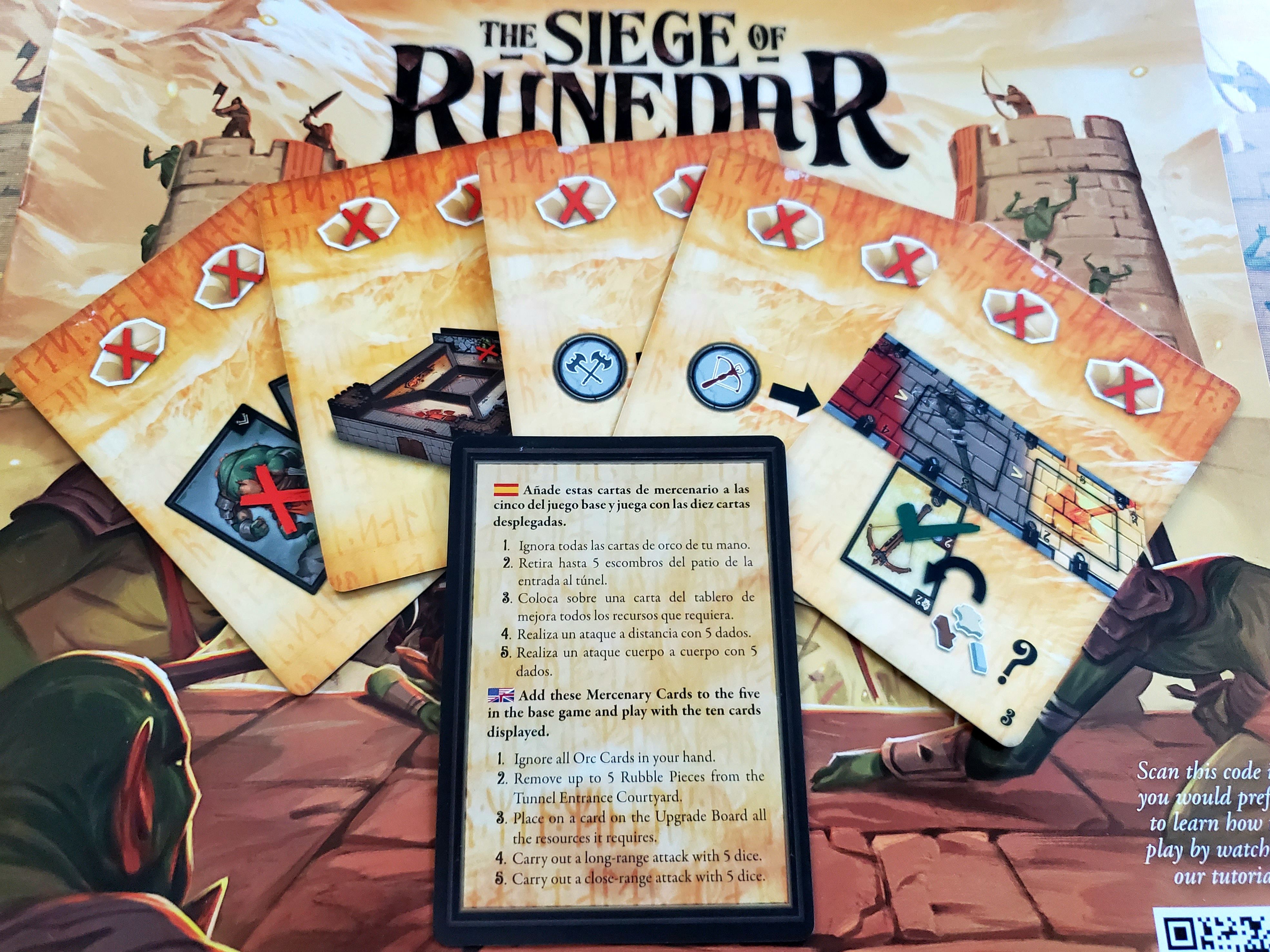 The Siege of Runedar: Mercenaries promo cards»