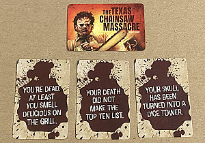
                            Изображение
                                                                промо
                                                                «The Texas Chainsaw Massacre Board Game: Dice Tower 2023 Promo Death Cards»
                        