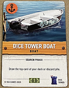 
                            Изображение
                                                                промо
                                                                «Tournament Fishing: The Deckbuilding Game – Dice Tower Boat Promo Card»
                        