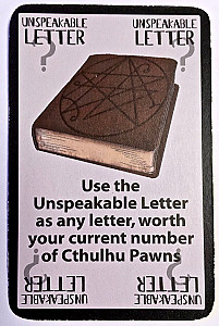 
                            Изображение
                                                                промо
                                                                «Unspeakable Words: "Unspeakable Letter" Promo Card»
                        