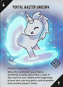 Unstable Unicorns: Portal Master Unicorn Promo Card