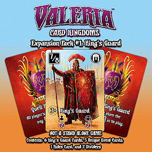 
                            Изображение
                                                                дополнения
                                                                «Valeria: Card Kingdoms – Expansion Pack #01: King's Guard»
                        