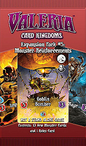 
                            Изображение
                                                                дополнения
                                                                «Valeria: Card Kingdoms – Expansion Pack #05: Monster Reinforcements»
                        
