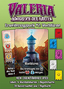 
                            Изображение
                                                                дополнения
                                                                «Valeria: Card Kingdoms – Expansion Pack #07: Ward Towers»
                        