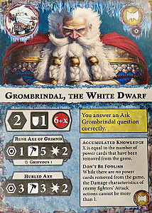 Warhammer Underworlds: White Dwarf Exclusive Grombrindal Card