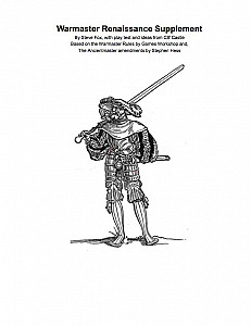 
                            Изображение
                                                                дополнения
                                                                «Warmaster Renaissance Supplement»
                        