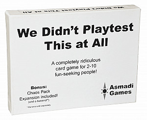 
                            Изображение
                                                                настольной игры
                                                                «We Didn't Playtest This at All with Chaos Pack Expansion»
                        