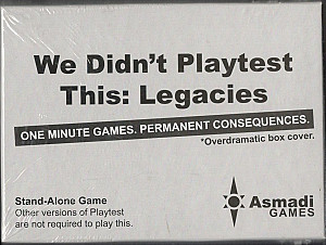 
                            Изображение
                                                                настольной игры
                                                                «We Didn't Playtest This: Legacies»
                        