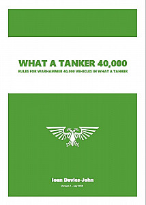 What a Tanker! 40,000 (fan expansion for What a Tanker)