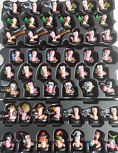 Worms миниатюры в покрасе