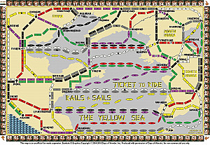 
                            Изображение
                                                                дополнения
                                                                «Yellow Sea (fan expansion of Ticket to Ride Rails and Sails)»
                        