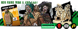 Daily Zombie Spawn Set Ren Faire Man & Cat Lady