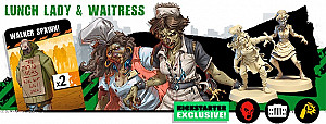 Daily Zombie Spawn Set Lunch Ldy & Waitress