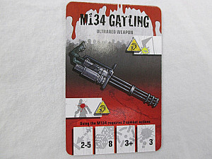 Zombicide: M134 Gatling Promo Card