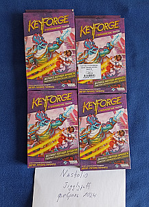 Keyforge лот 4, новые запечатанные делюкс-колоды, 4 шт.