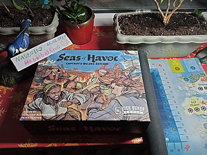 Seas of Havoc Captain's Deluxe Edition с плейматом. Веселый и не затянутый колодострой про Пиратов.