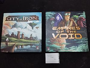 Лот игр за авторством Райана Локета (City of Iron 2nd, Empires of the Void + Key to the Universe)