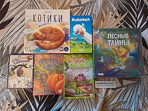 Лот "Природный" (Котики, Лесные тайны, Альпака, Три сестры, Pi Mal Phlaumen, Veggie Garden)