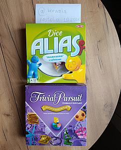 Alias с кубиками + Trivial Pursuit - лот старых патигеймов