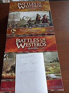 Battles of Westeros + House Baratheon + Lords of the River + Tribes of the Vale