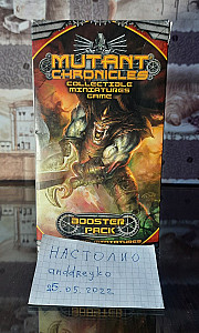 Mutant Chronicles Collectible Miniature Game. Booster pack