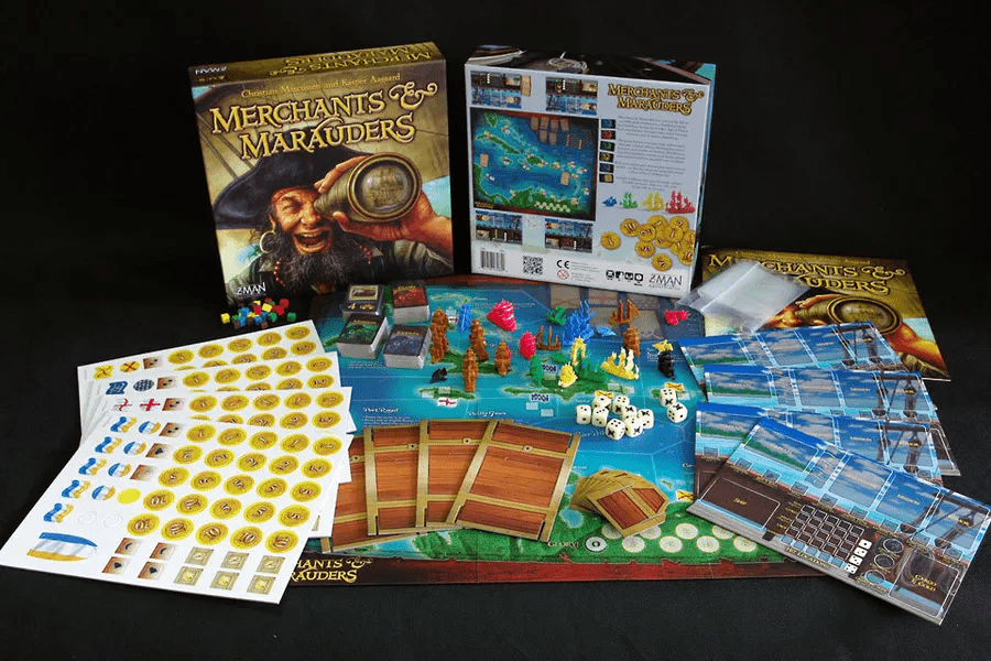"Merchants &amp; Marauders" - настольное морское приключение в жанре sandbox. Очень красивая и масштабная игра. 
